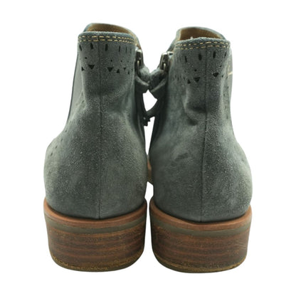 Gray Ankle Boots