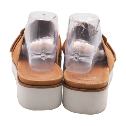 Brown Wedged Sandals