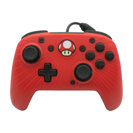 Red Wired Pro Controller for Nintendo Switch