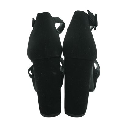 Black Block Heels
