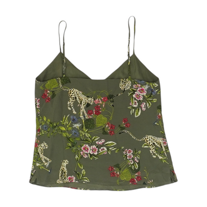 Green Floral Blouse