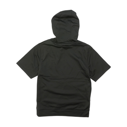 Black Solid Hoodie Pullover