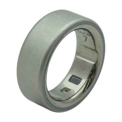 3rd Gen Brushed Silver Smart Ring