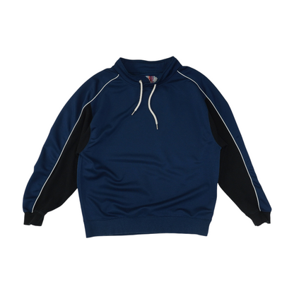 Navy Solid Sweatshirt Pullover