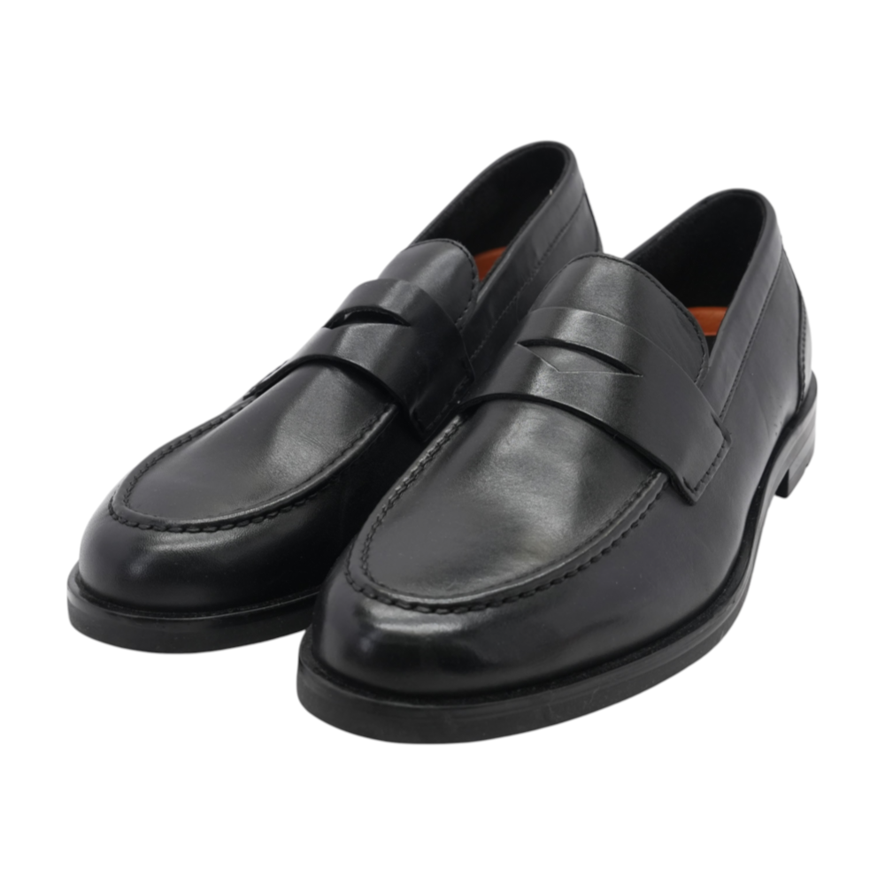 Black Slip-On Dress Shoes