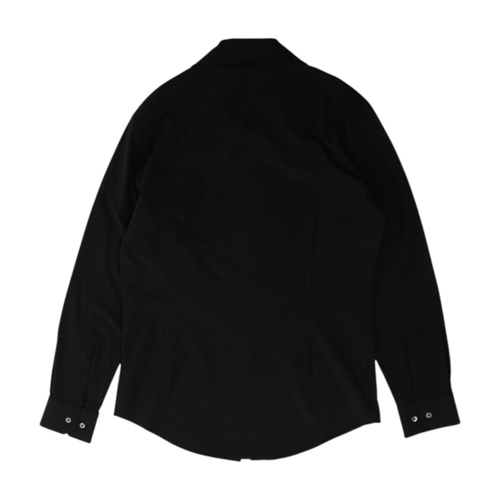 Mizzen & Main Black Solid Long Sleeve Button Down – Image 2