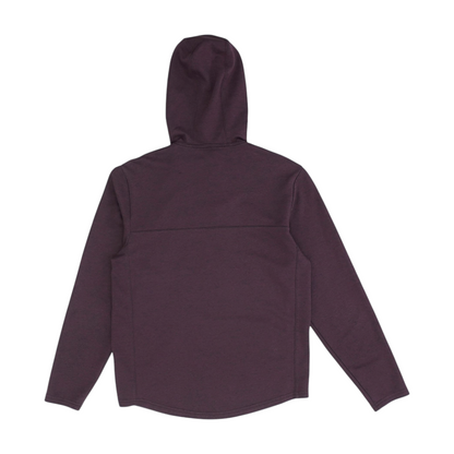 Burgundy Solid Hoodie Pullover