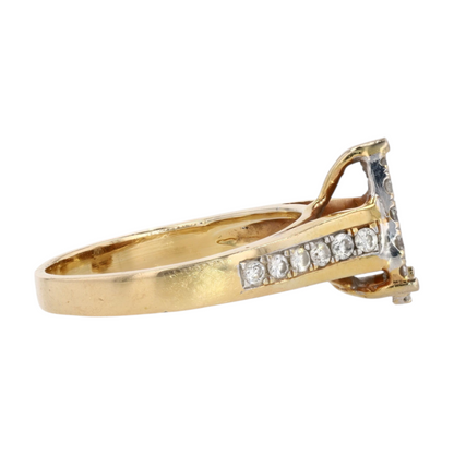 3/8 ctw 18K Two-Tone Gold Diamond Fashion Ring