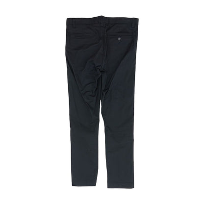 Black Solid Chino Pants