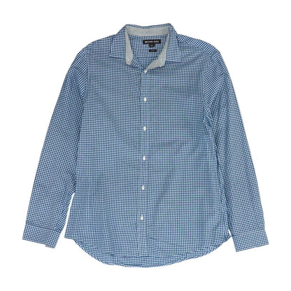 Blue Character Long Sleeve Button Down