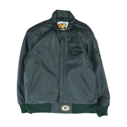 Green Solid Leather