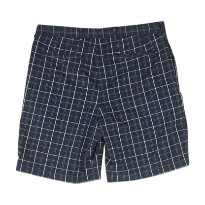 Navy Striped Chino Shorts