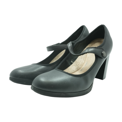 Black Block Heels