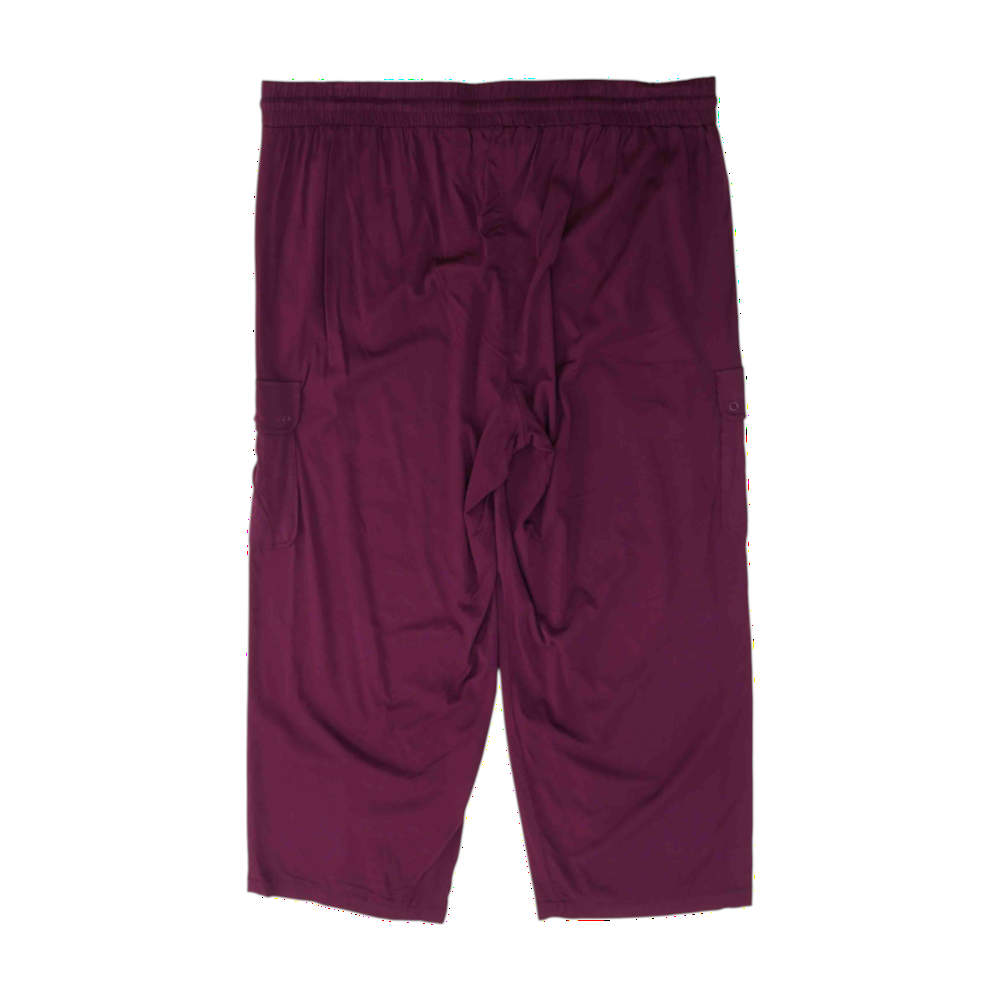 Purple Short Wide Leg Pants