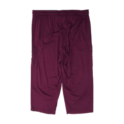 Purple Short Wide Leg Pants