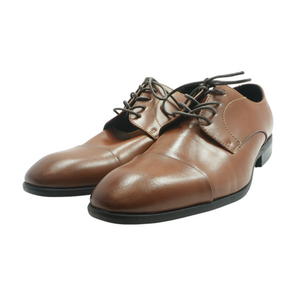 Brown Lace-Up Dress Shoes
