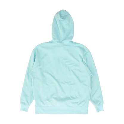 Blue Solid Hoodie Pullover
