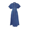 Blue Petite Midi Dress