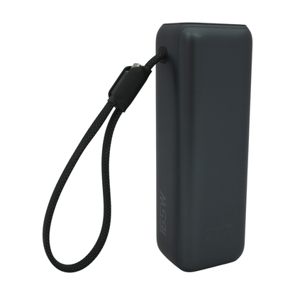 25K 65W Built-In and Retractable USB-C Power Bank