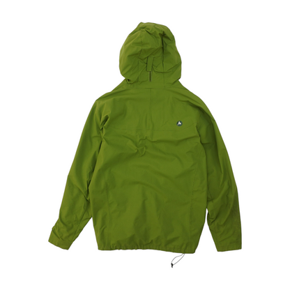 Green Solid Rain Jacket