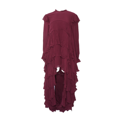 Maroon Maxi Dress