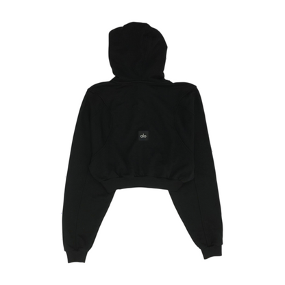 Black Solid Active Jacket