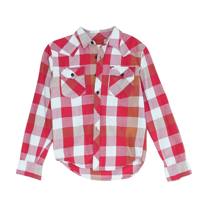 Red Check Flannel Button Down