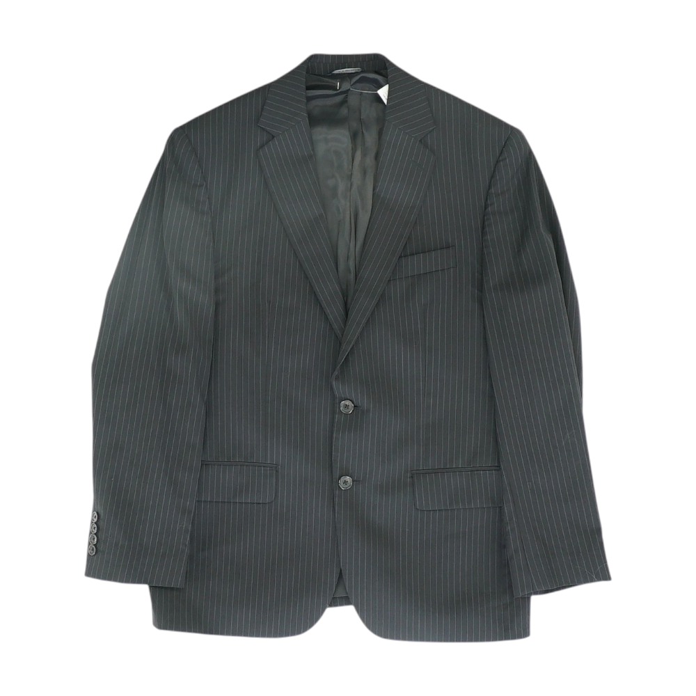 Black Striped Suit Jacket