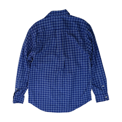 Blue Check Long Sleeve Button Down