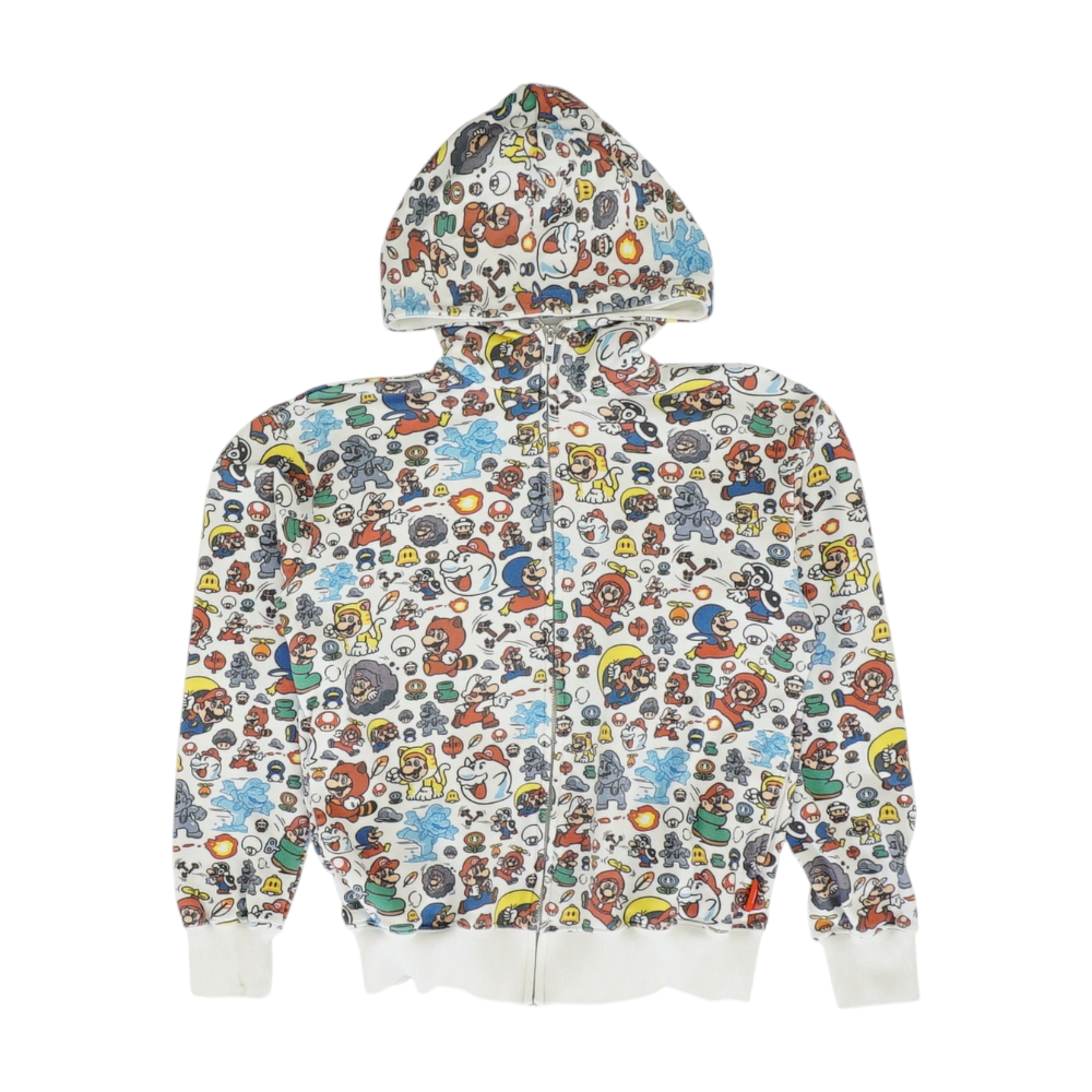 White Print Active Jacket