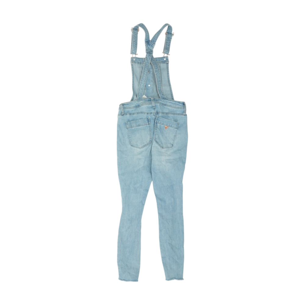Blue Skinny Overalls