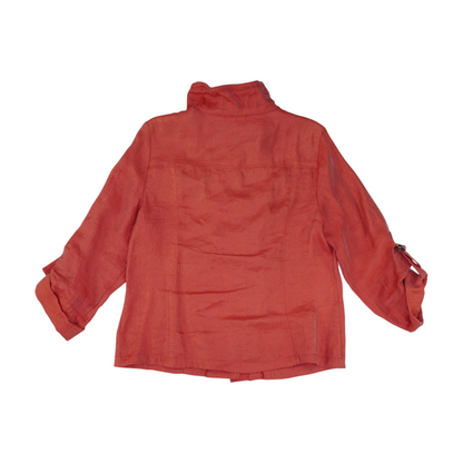 Coral Button Down