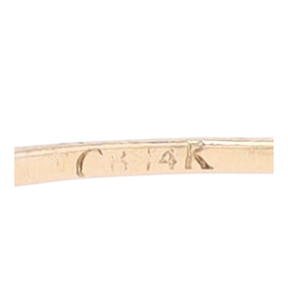 14K Yellow Gold Fashion Ring