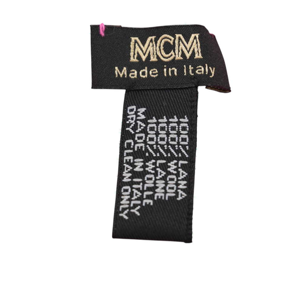 Pink Graphic Wool Scarf