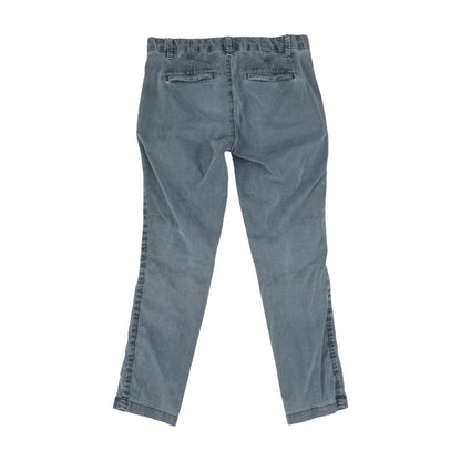 Gray Solid Chino Pants