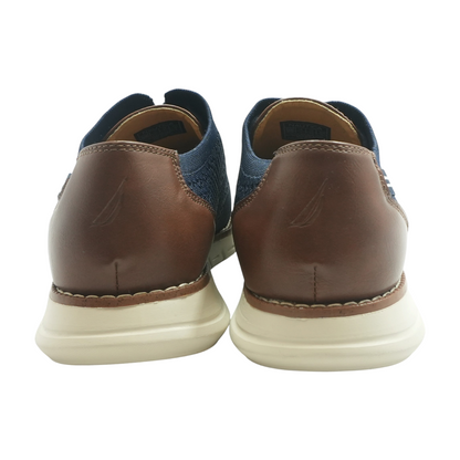 Navy Lace-Up Dress Shoes