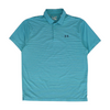 Green Striped Short Sleeve Polo