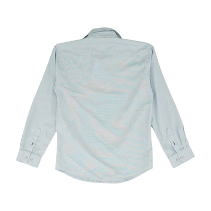 Blue Check Long Sleeve Button Down