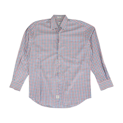 Multi Plaid Long Sleeve Button Down