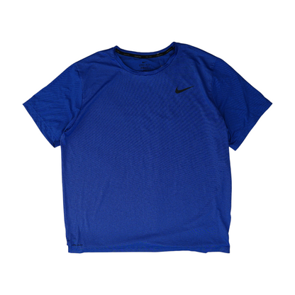 Blue Solid Active T-Shirt
