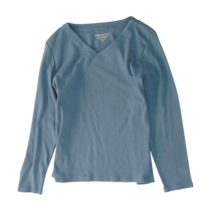 Blue Petite Blouse