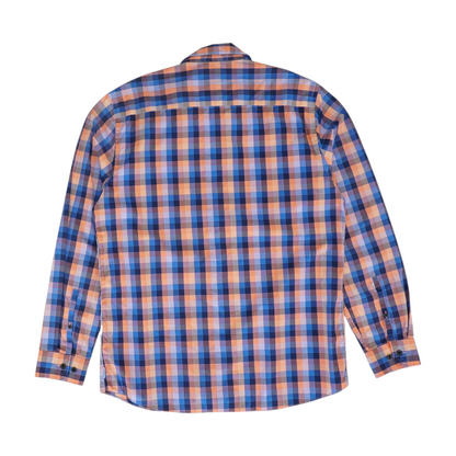 Blue Check Long Sleeve Button Down