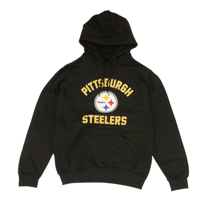 Black Pittsburgh Steelers Solid Hoodie Pullover