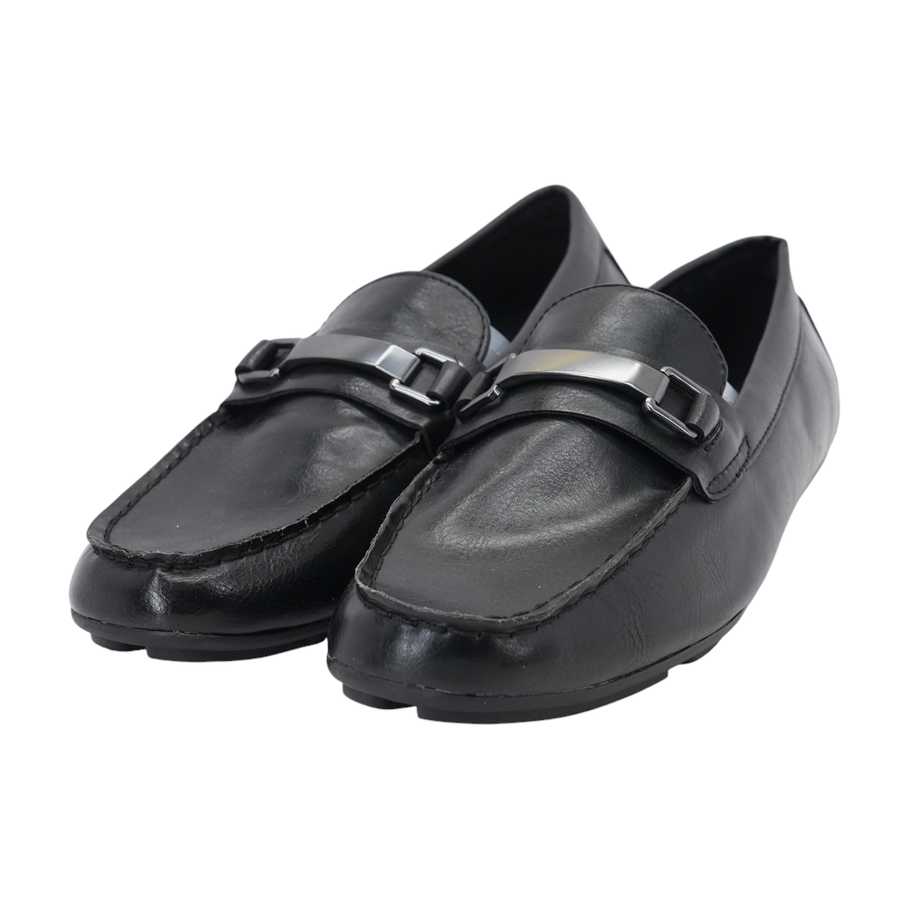 Black Slip-On Dress Shoes