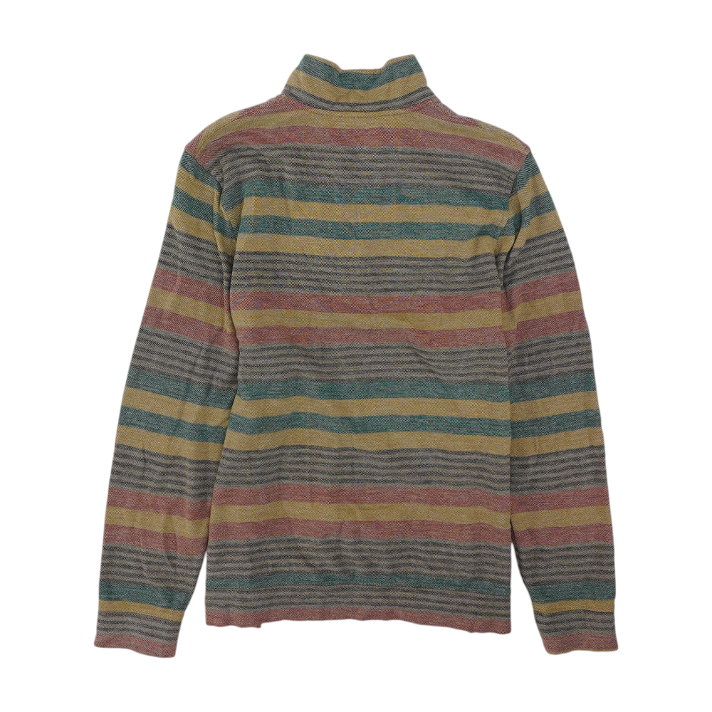 Multi Striped 1/4 Zip Pullover