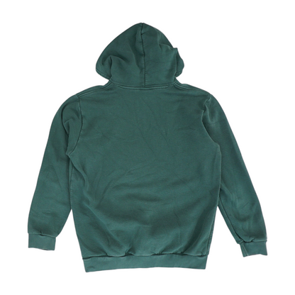 Green Solid Hoodie Pullover