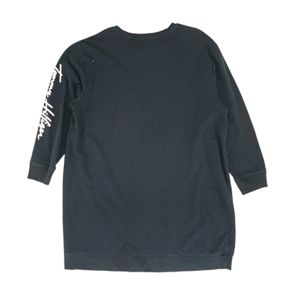Navy Plus Solid Sweatshirt Pullover