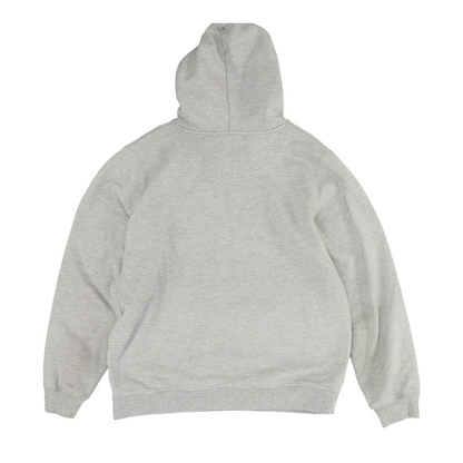 Gray Solid Hoodie Pullover