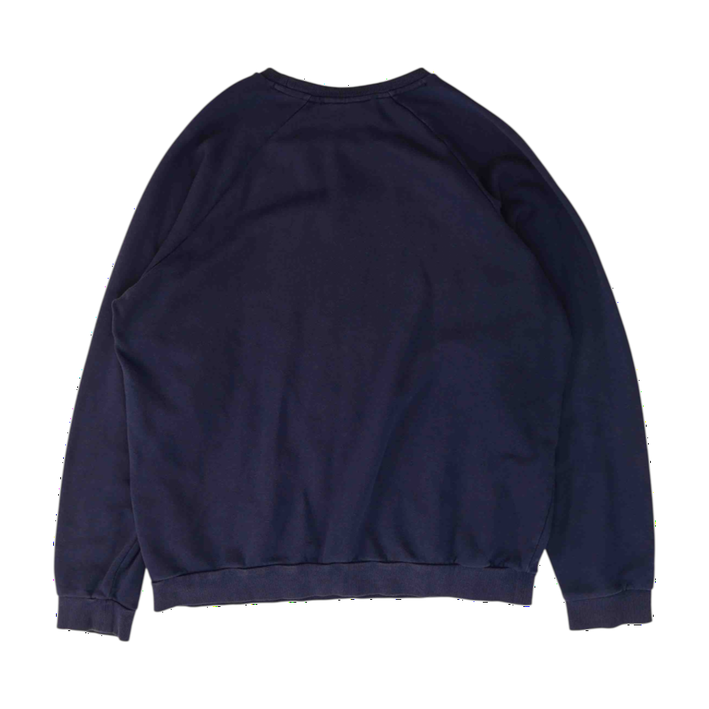 Navy Solid Sweatshirt Pullover