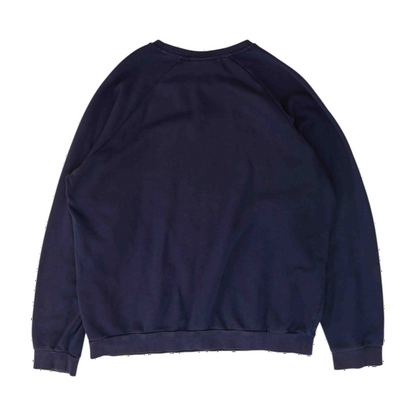 Navy Solid Sweatshirt Pullover